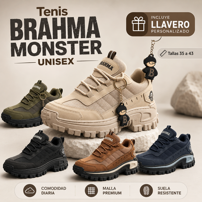 Tenis Brahma Monster Unisex — Estilo, comodidad y resistencia para todos los días