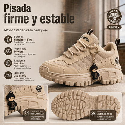 Tenis Brahma Monster Unisex — Estilo, comodidad y resistencia para todos los días